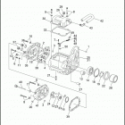 FXSTSB 1BPL SPRINGER SOFTAIL (1997) TRANSMISSION HOUSING