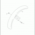 XL1200 1CAP SPORTSTER 1200 (1992) Переднее крыло