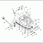 FLHT 1DDL ELECTRA GLIDE STANDARD (1997) TRANSMISSION HOUSING & OIL TANK