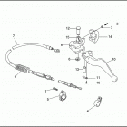 FXSTSB 1BPL SPRINGER SOFTAIL (1997) Привод управления сцеплением