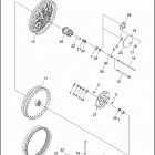 FXSTSB 1BPL SPRINGER SOFTAIL (1997) Переднее колесо