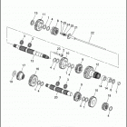FLHT 1DDL ELECTRA GLIDE STANDARD (1997) TRANSMISSION GEARS