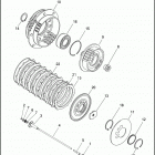 FXSTC 1BKL SOFTAIL CUSTOM (1996) Сцепление