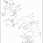 FLHT 1DDL ELECTRA GLIDE STANDARD (1997) Задний бампер