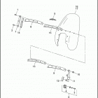 FXDS CONV 1GGL DYNA SUPER GLIDE CONVERTIBLE (1997) WINDSHIELD - FXDS-CON
