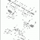 FXD 1GHL DYNA SUPER GLIDE (1997) Подножки