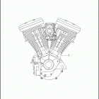 FXSTC 1BKL SOFTAIL CUSTOM (1996) Двигатель