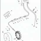 FLHT 1DDL ELECTRA GLIDE STANDARD (1997) ALTERNATOR & REGULATOR