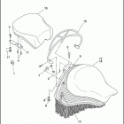FLSTS 1BRL HERITAGE SPRINGER (1997) SEAT - FLSTS