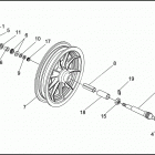 TLE GX97 STANDARD SIDECAR (1997) SIDECAR WHEEL