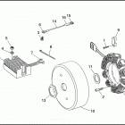 FXSTSB 1BPL SPRINGER SOFTAIL (1997) ALTERNATOR & REGULATOR