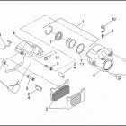 FLHT 1DDL ELECTRA GLIDE STANDARD (1997) Задний суппорт