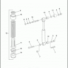 FXDS CONV 1GGL DYNA SUPER GLIDE CONVERTIBLE (1996) SHOCK ABSORBERS - AIR & HYDRAULIC