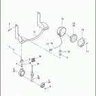 FLHT 1DDL ELECTRA GLIDE STANDARD (1997) AUXILIARY / FOG LAMPS & FRONT TURN SIGNALS