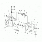 FXDWG 1GEL DYNA WIDE GLIDE (1996) CRANKCASE - GEAR SIDE