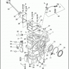 FXD 1GHL DYNA SUPER GLIDE (1995) TRANSMISSION HOUSING & OIL TANK