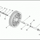 TLE GX93 STANDARD SIDECAR (1993) SIDECAR WHEEL - TLE