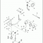 FLSTC 1BJL HERITAGE SOFTAIL CLASSIC (1996) AUXILIARY / FOG LAMPS & FRONT TURN SIGNALS - FLSTC