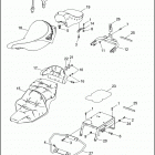 FLHTCU 1DPL ULTRA CLASSIC (1996) SEATS & LUGGAGE RACK