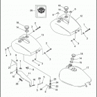 FXDS CONV 1GGL DYNA SUPER GLIDE CONVERTIBLE (1995) FUEL TANKS