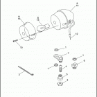 FXSTC 1BKL SOFTAIL CUSTOM (1996) FRONT TURN SIGNALS