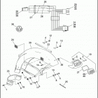SIDECAR FOR FLHTC 8SGX FLHTC SIDECAR (1996) SIDECAR FENDER
