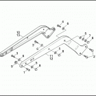 FLSTF 1BML FAT BOY (1994) REAR FENDER SUPPORTS