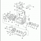 FXSTC 1BKL SOFTAIL CUSTOM (1996) TRANSMISSION HOUSING