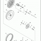 FLHTCU 1DPL ULTRA CLASSIC (1996) Переднее колесо