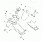 FLHTCU 1DPL ULTRA CLASSIC (1996) FUEL TANK CONSOLE - FLT
