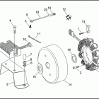 FLHTCU 1DPL ULTRA CLASSIC (1996) ALTERNATOR & REGULATOR
