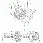 FXSTC 1BKL SOFTAIL CUSTOM (1996) CRANKCASE - 1996