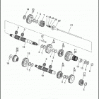 FXDWG 1GEL DYNA WIDE GLIDE (1995) TRANSMISSION GEARS