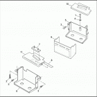 FXDWG 1GEL DYNA WIDE GLIDE (1996) BATTERY TRAY