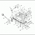 FLHTCU 1DPL ULTRA CLASSIC (1996) TRANSMISSION HOUSING & OIL TANK