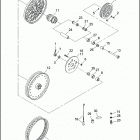 FXSTS 1BLL SPRINGER SOFTAIL (1996) Заднее колесо