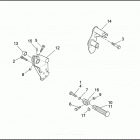 FXSTC 1BKL SOFTAIL CUSTOM (1996) Подножки