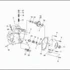 FLHTCU 1DPL ULTRA CLASSIC (1996) CRANKCASE - GEAR SIDE