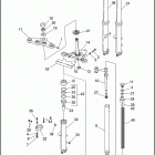 FXDL 1GDL DYNA LOW RIDER (1993) FRONT FORK - FXDWG