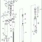 FLHTCU 1DPL ULTRA CLASSIC (1996) Передняя вилка