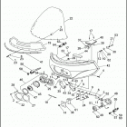 FLTCU 1DML TOUR GLIDE ULTRA CLASSIC (1995) WINDSHIELD, FAIRING & LAMPS - FLTCU & FLTCUI