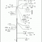XL883HUG 4CEM SPORTSTER 883 HUGGER (1995) MAIN WIRING HARNESS (2 OF 3)