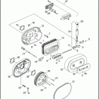 XL883HUG 4CEM SPORTSTER 883 HUGGER (1995) AIR CLEANER & ENRICHENER