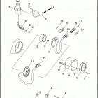 FXSTC 1BKL SOFTAIL CUSTOM (1996) CAM POSITION SENSOR & VACUUM SWITCH