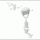 FLHTP 1DAL ELECTRA GLIDE STANDARD POLICE (WINDSHIELD) (1993) MICROPHONE & SPEAKER MOUNTING BRACKETS