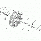 TLE SG93 STANDARD SIDECAR (1993) SIDECAR WHEEL - TLE & RLE