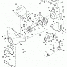 FLHTP-WND DA95 ELECTRA GLIDE STANDARD POLICE (FRG/WND) (1995) WINDSHIELD FAIRING & LAMPS - FLHTP