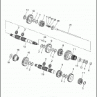 FLHTP 1DAL ELECTRA GLIDE STANDARD POLICE (WINDSHIELD) (1993) TRANSMISSION GEARS