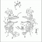 FLHTP 1DAL ELECTRA GLIDE STANDARD POLICE (WINDSHIELD) (1995) HANDLEBAR SWITCHES