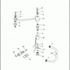 FLHTP-WND DA95 ELECTRA GLIDE STANDARD POLICE (FRG/WND) (1995) FRONT FORK AIR CONTROL - FLHTP